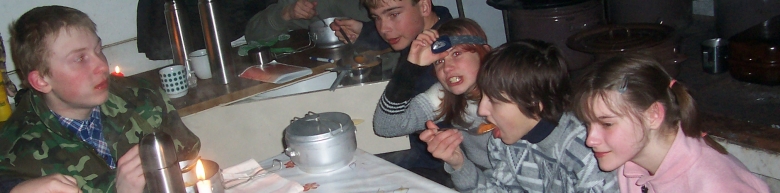 Ve�ern� siesta a dlabanec v kuchyni.